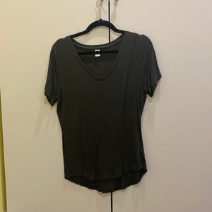 Old Navy Luxe Tee, small. Army green.